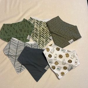 Copper Pearl bandana bibs